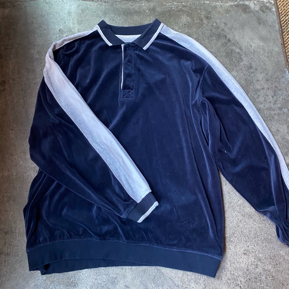 Vintage cotton/poly Rugby style polo